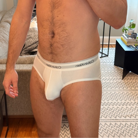 Calvin Klein Other - NWT Calvin Klein classic white cotton briefs, size medium